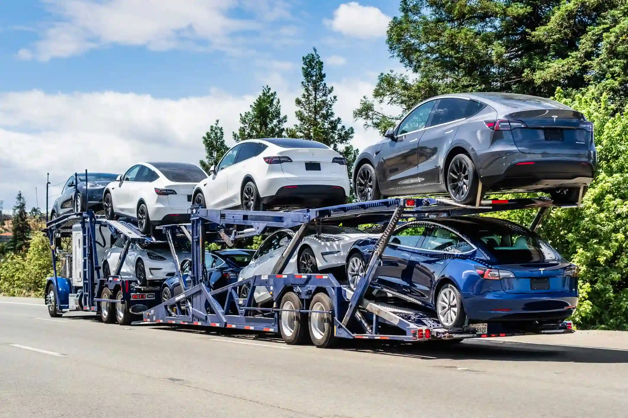 Vehicles ready for international sourcing and shipping