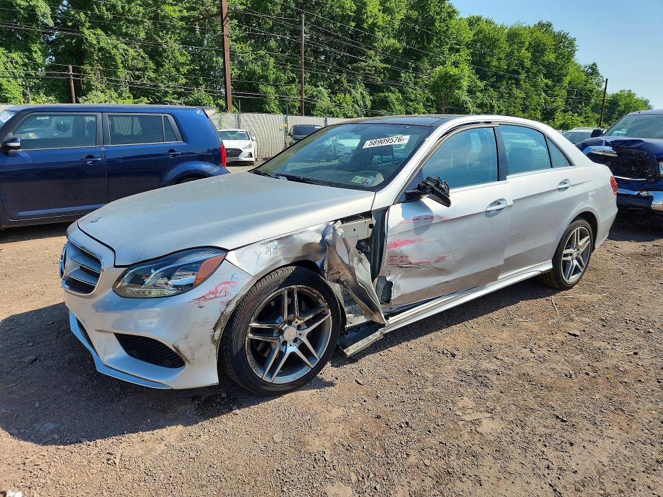 Image of car showing frontend damage at auction.