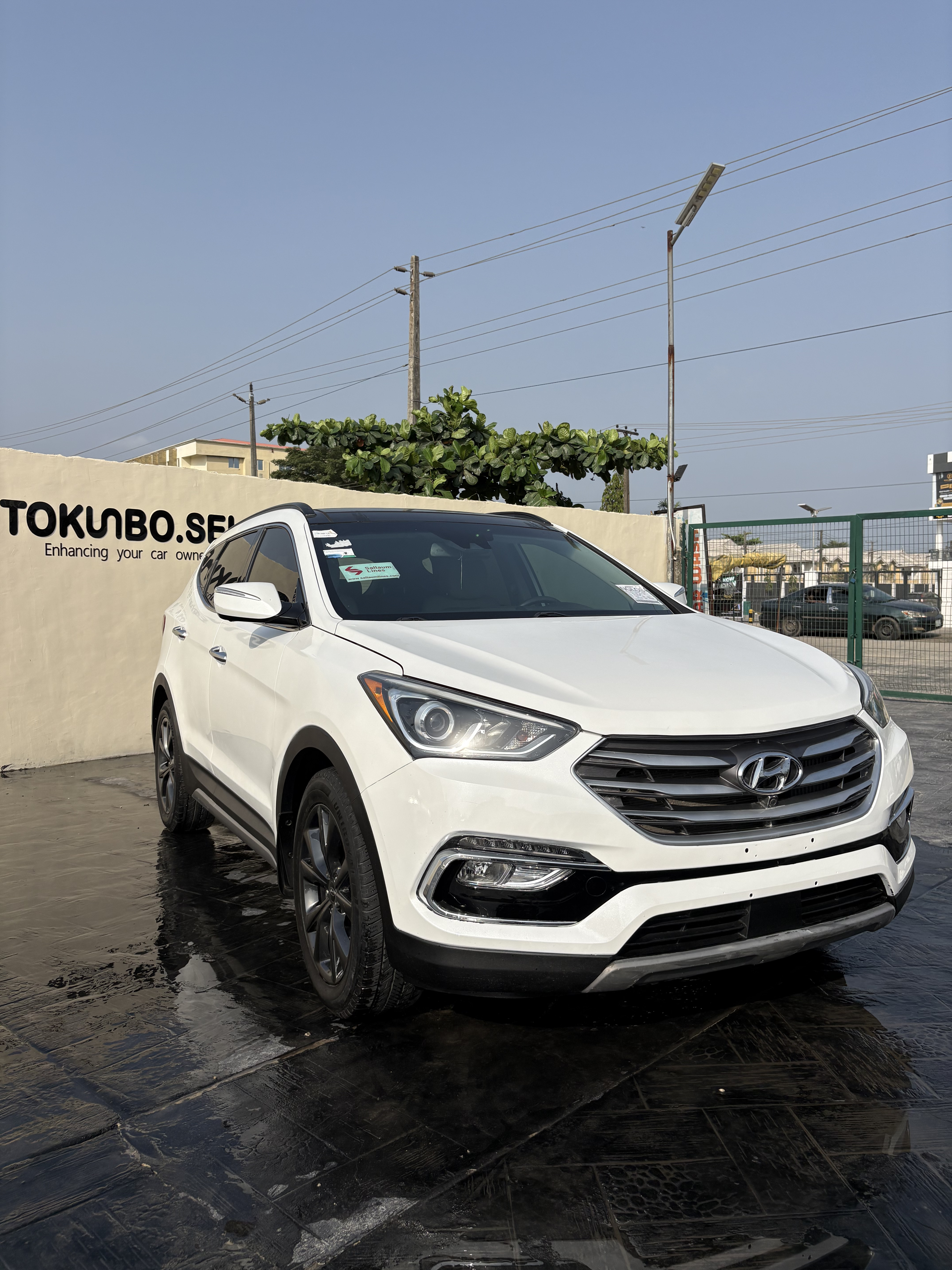 Imported vehicle photographed during its customer journey